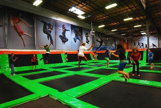 Elevated Sportz Trampoline Park and Event Center.​